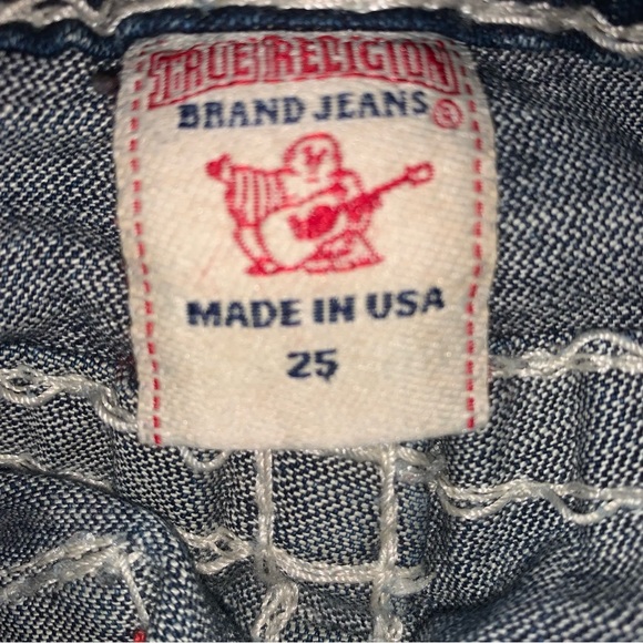 Authentic Women's size 25 True Religion Billy Super T Jeans - Picture 5 of 7